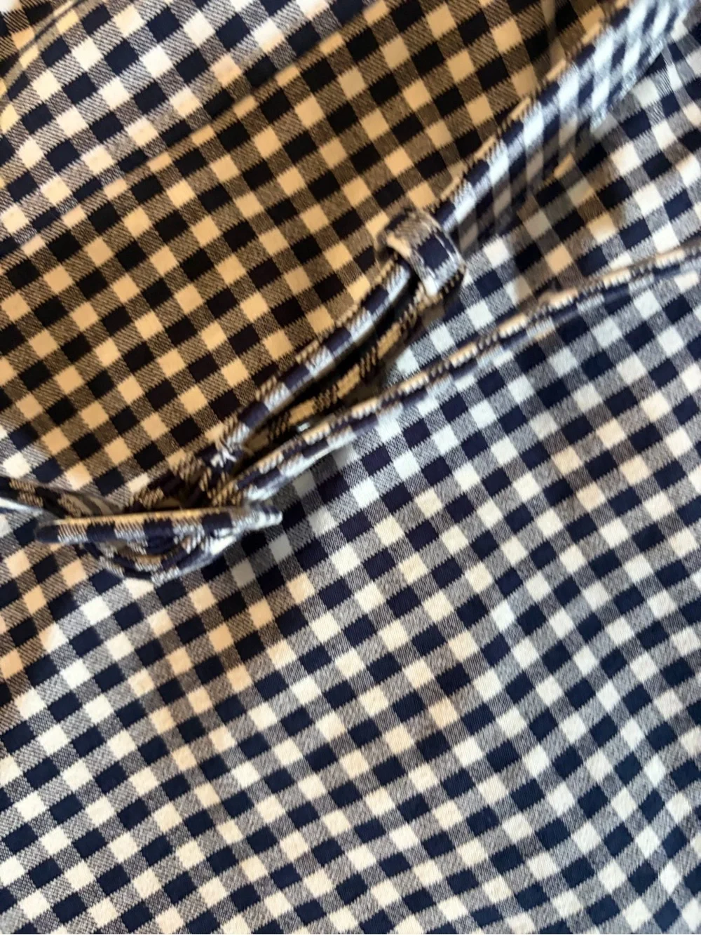 J. Crew Blue & White Gingham Matching Belt Sleeveless Classic Sheath Midi Dress
